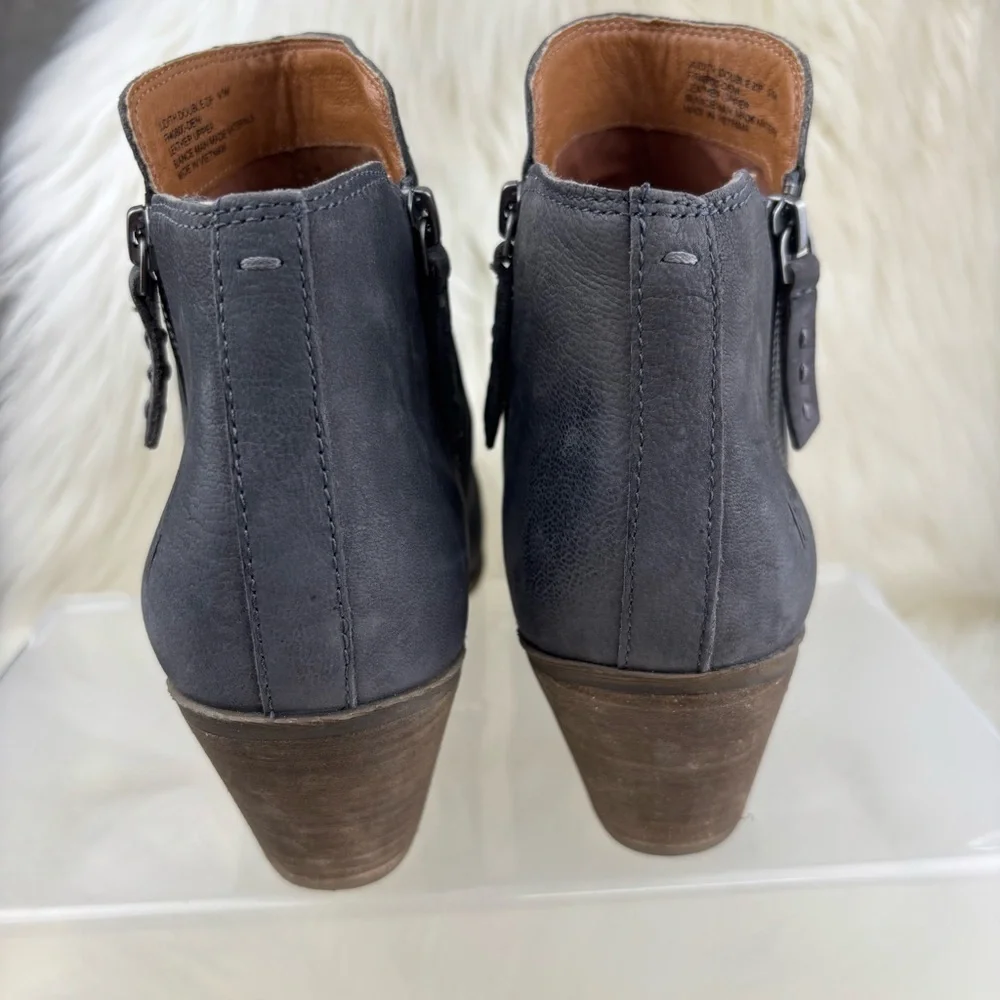 Frye Charcoal Gray Ankle Booties size 9.5 Woman
